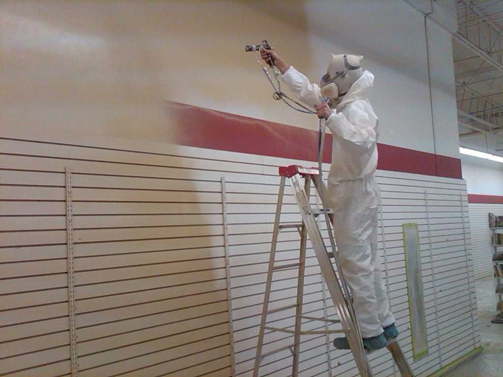 Spray Commercial Painting Services in Lawrence, KS