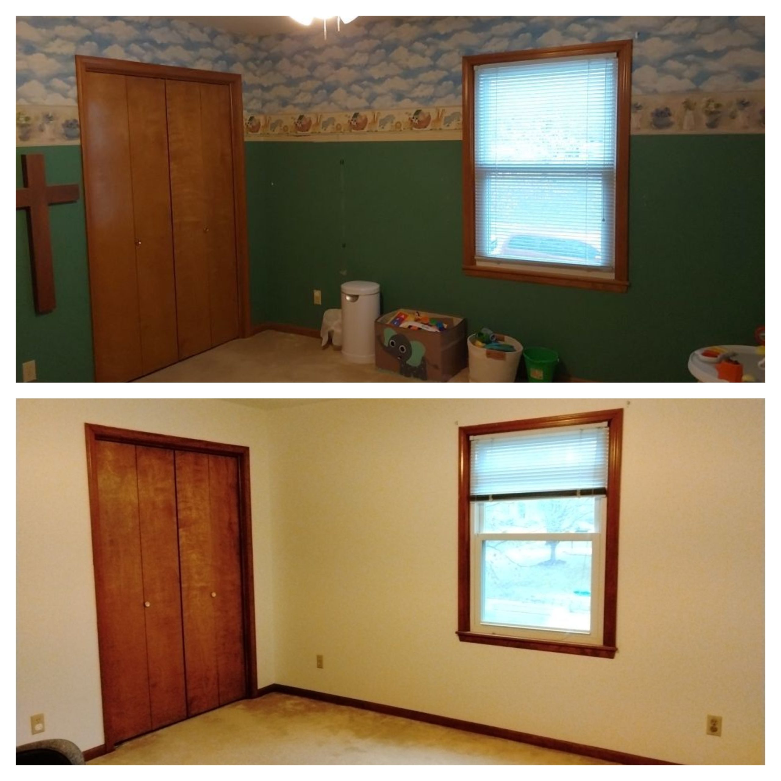 Before And After Comparison of an Wallpaper Services in Topeka, KS