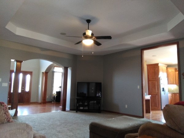 Living room Interior House Painting Services in Lawrence, KS