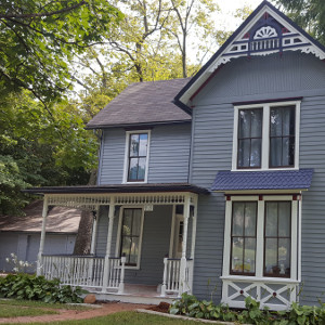 Victorian Exterior House Painting Design in Lawrence, KS